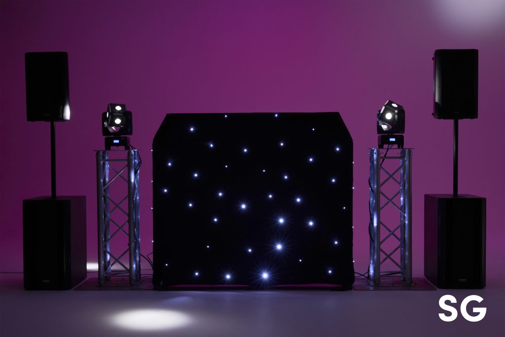 Black Starlit DJ Booth